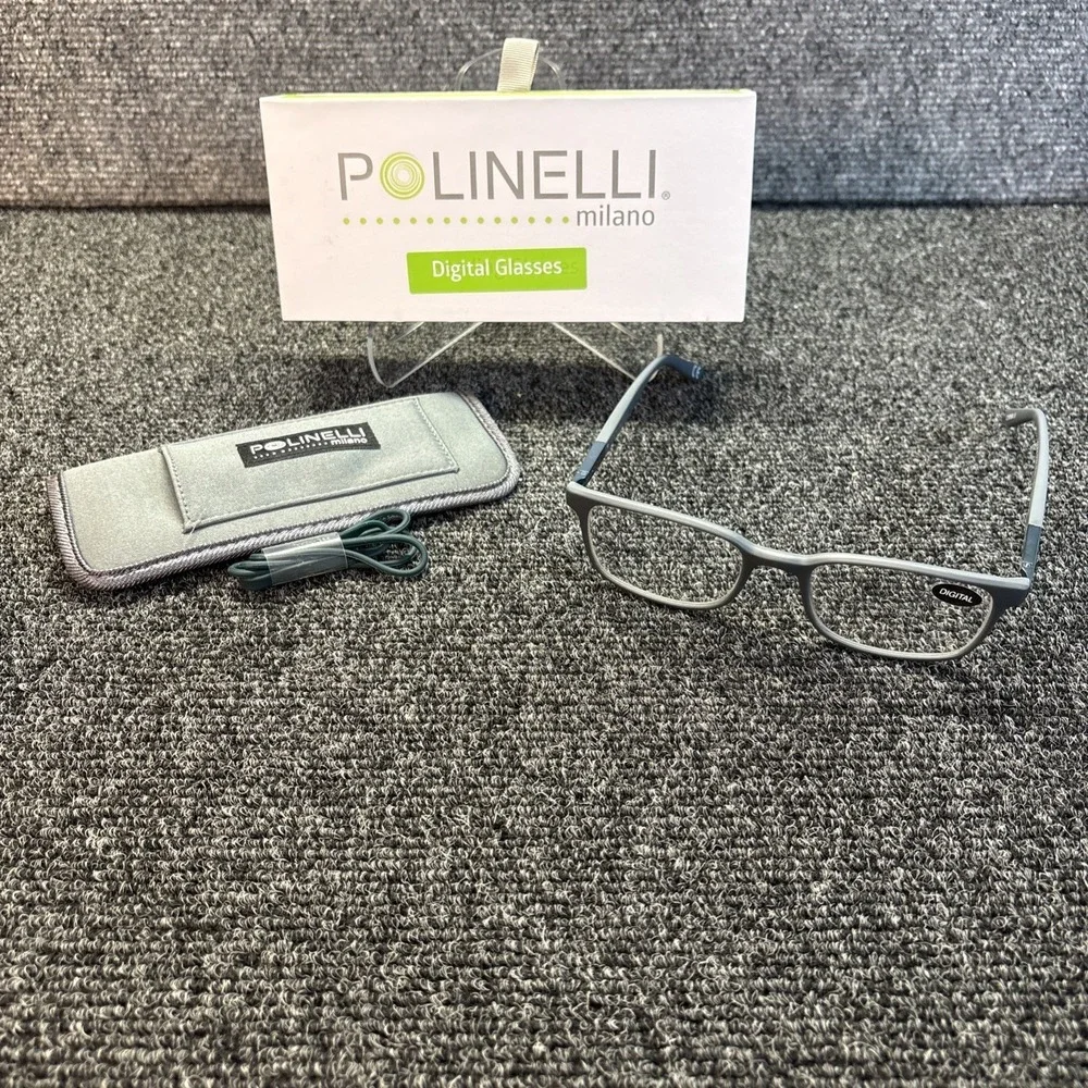 Polinelli® MILANO Quality‎ Premium Digital Glasses~Piano Grey P101